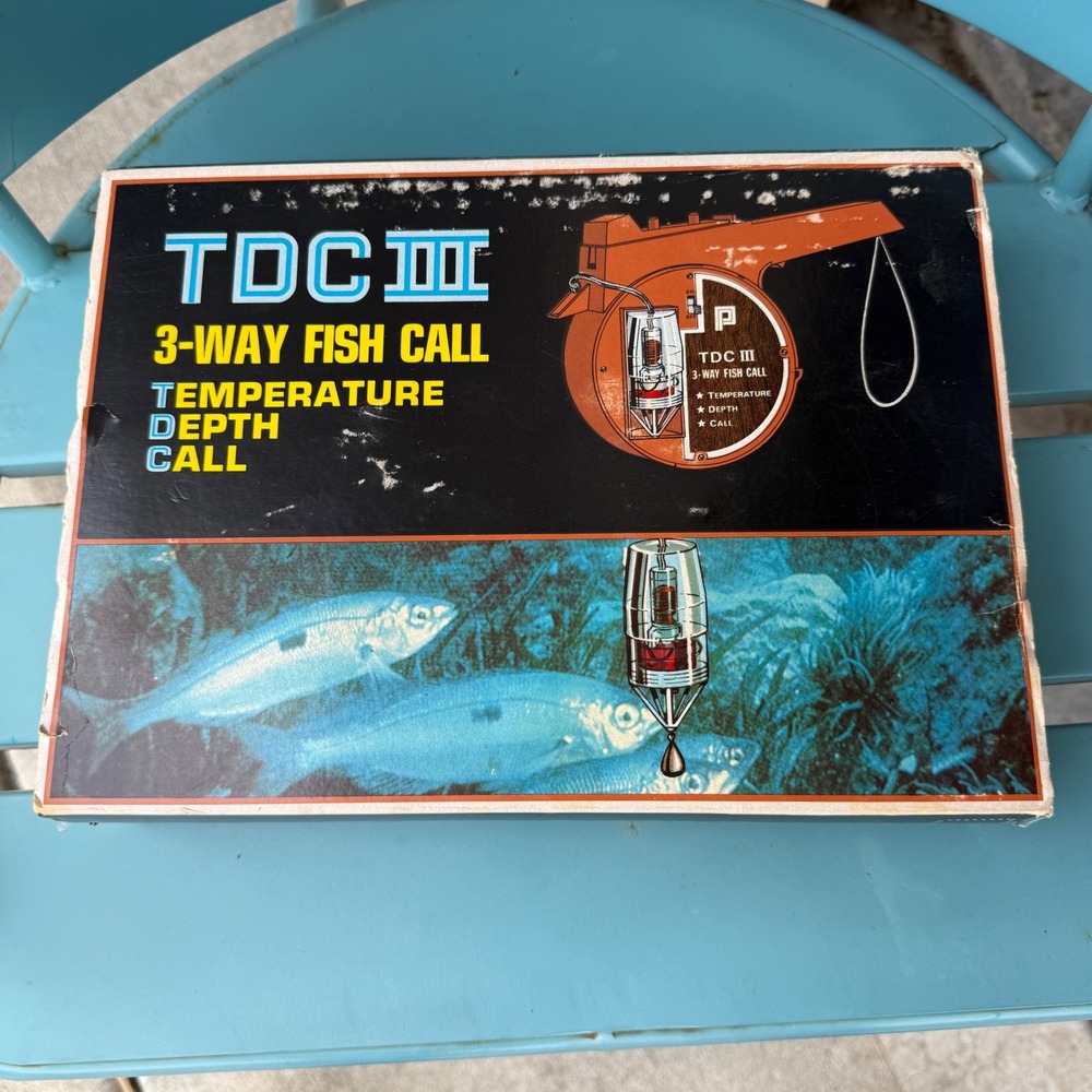 Vintage 1973 TDC III 3-Way Fish Call Temperature Depth Product Promotions Inc